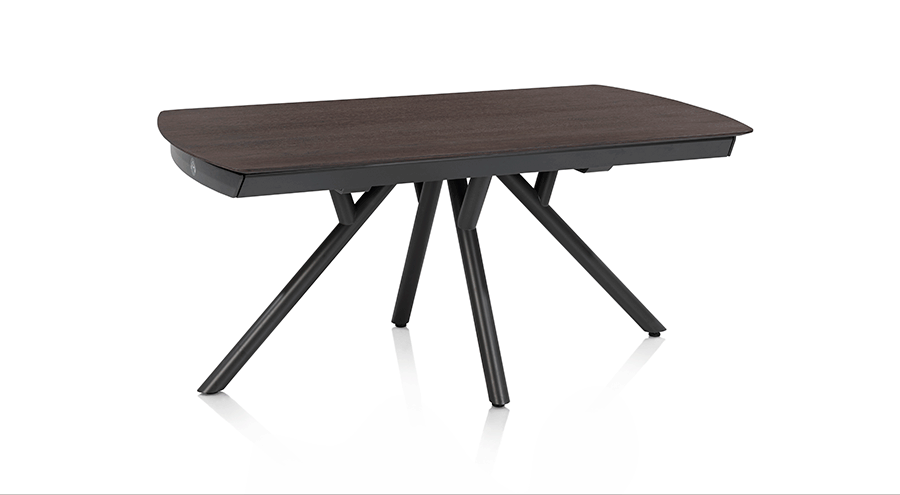 Uitschuiftafel Novello: praktisch butterfly uitschuifsysteem