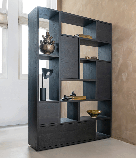 Mix & Match met de roomdividers van LUGANA in de kleur Onyx