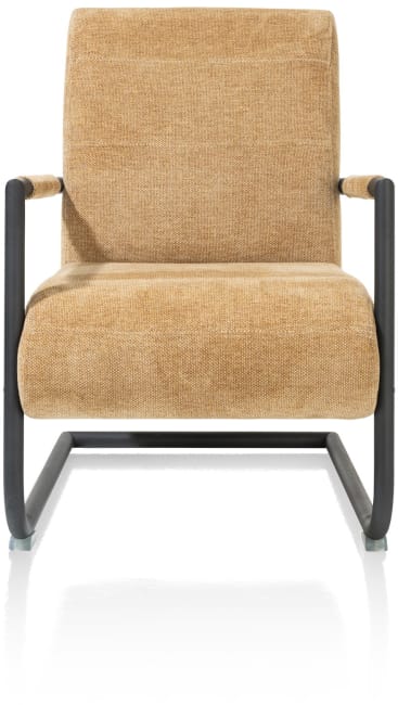 Henders and Hazel - Angelica - Industrieel - bijzetfauteuil + zwart frame (ROB)