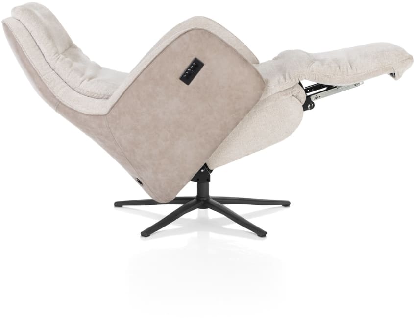 Henders & Hazel - Felino - fauteuil relax-électrique - 2 moteurs - appui-tête réglable manuel - pied graphite