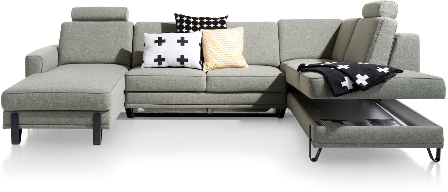XOOON - Denver - Minimalistisch design - Banken - 2.5-zits zonder armen