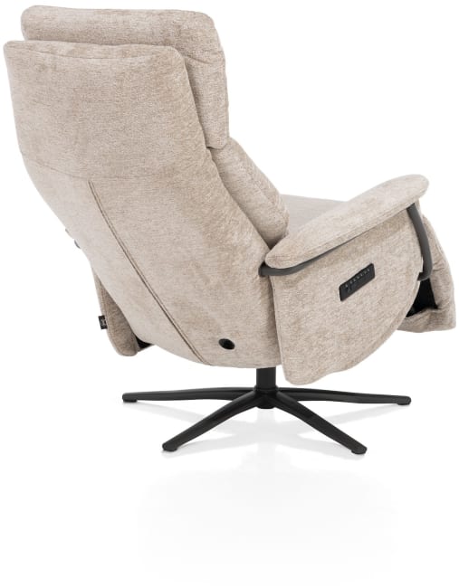 Henders & Hazel - Stelvio - fauteuil relax - électrique + batterie - pied graphite - appui-tête électrique