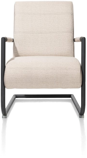 Henders and Hazel - Angelica - Industrieel - bijzetfauteuil + zwart frame (ROB)