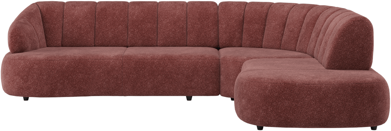 H&H - Coimbra - Canapés - 3 places accoudoir gauche fixe - grande element d&#39;angle - petite ottomane droite fixe