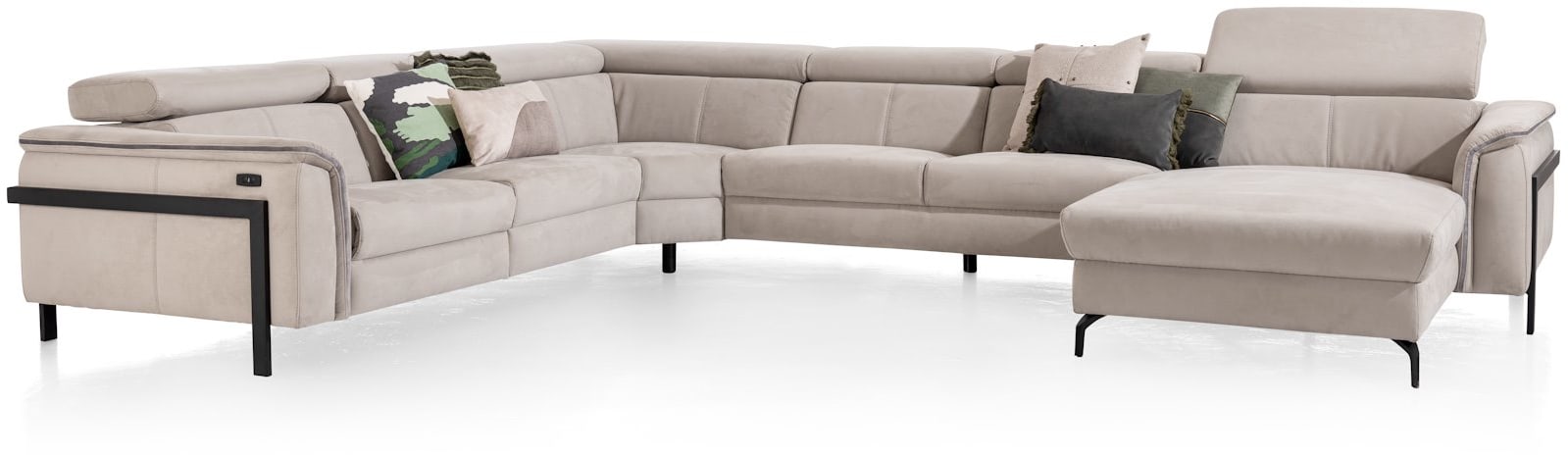 Henders & Hazel - Tycan - Moderne - Canapés - pouf grand - 80 x 60 cm
