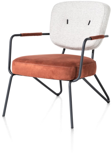 XOOON - June - Scandinavisch design - fauteuil + pocketvering
