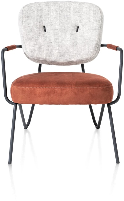 XOOON - June - Scandinavisch design - fauteuil + pocketvering