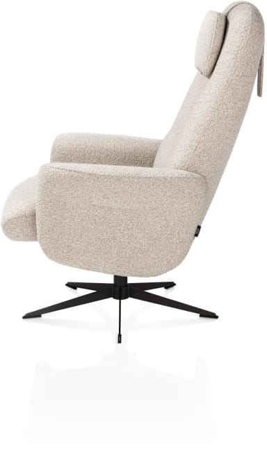 Henders & Hazel - Torino - fauteuil (incl. pouf) - graphite