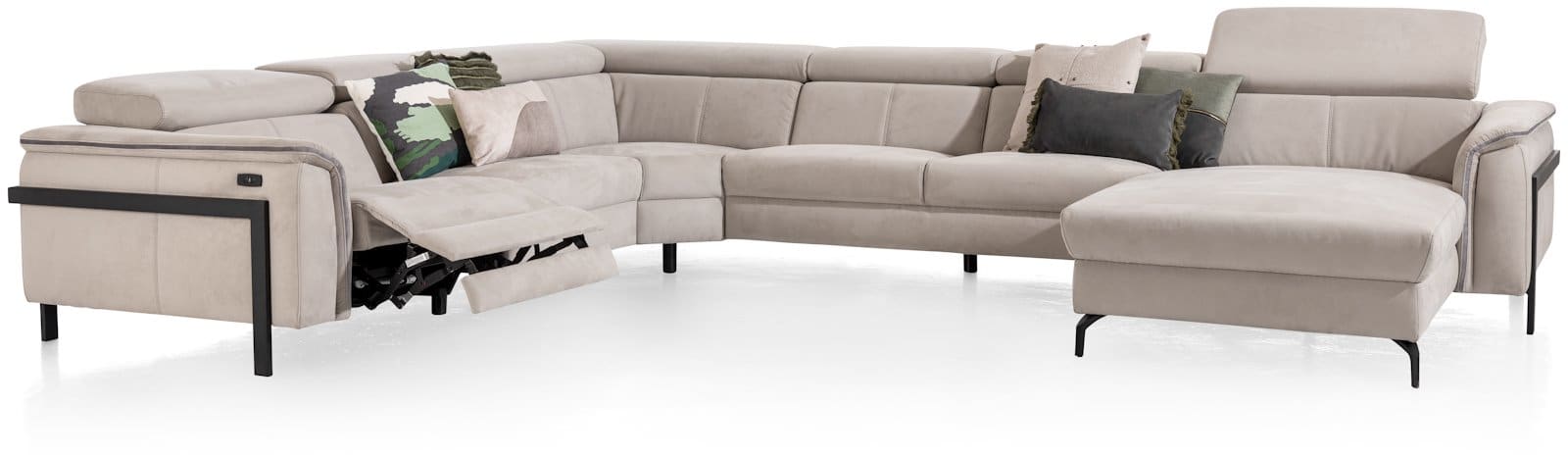 Henders & Hazel - Tycan - Moderne - Canapés - pouf grand - 80 x 60 cm