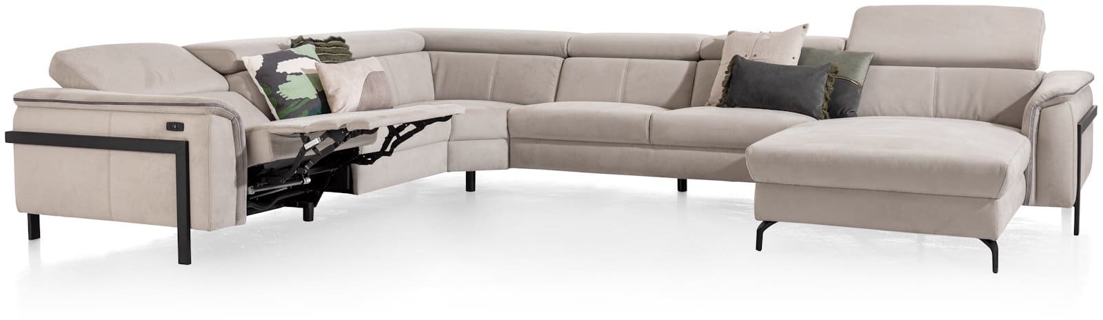 Henders & Hazel - Tycan - Moderne - Canapés - pouf grand - 80 x 60 cm