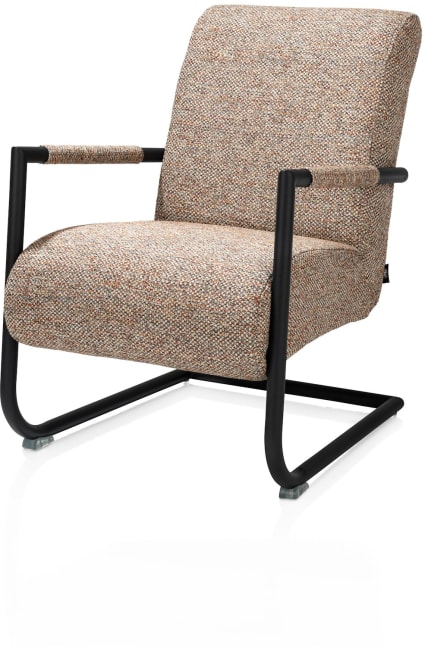 Henders and Hazel - Angelica - Industrieel - bijzetfauteuil + zwart frame (ROB)