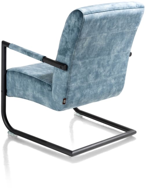 Henders and Hazel - Angelica - Industrieel - bijzetfauteuil + zwart frame (ROB)