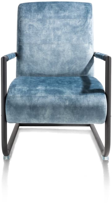 Henders and Hazel - Angelica - Industrieel - bijzetfauteuil + zwart frame (ROB)
