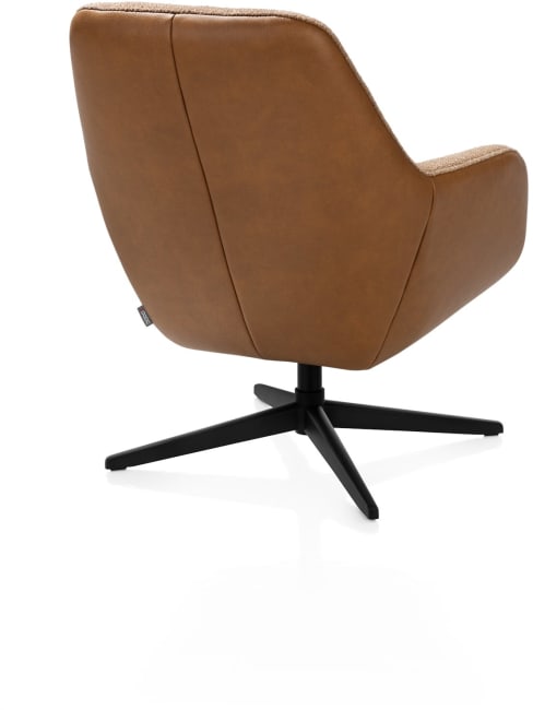 XOOON - Vernon - fauteuil met draaifunctie - lage rug