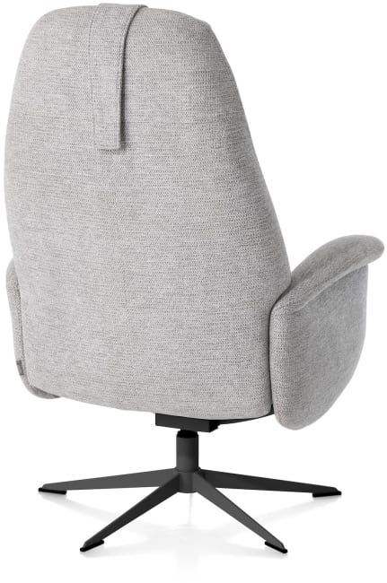 XOOON - Tonale - relax-fauteuil incl. poef - graphiet frame
