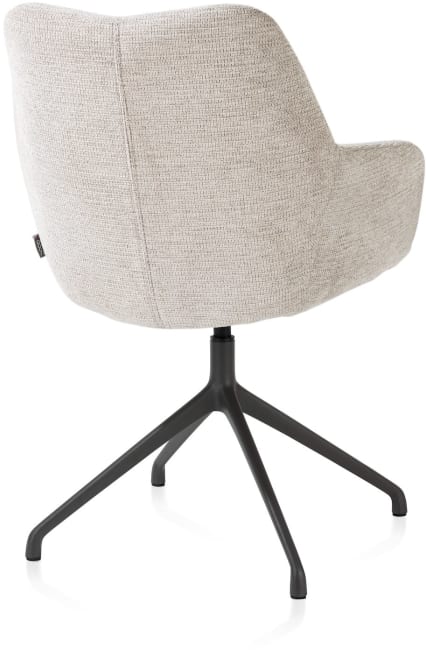 XOOON - Mats - armstoel - aluminium frame 4-poots - draaibaar - selected choices