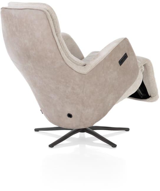 Henders & Hazel - Felino - fauteuil relax-électrique - 2 moteurs - appui-tête réglable manuel - pied graphite