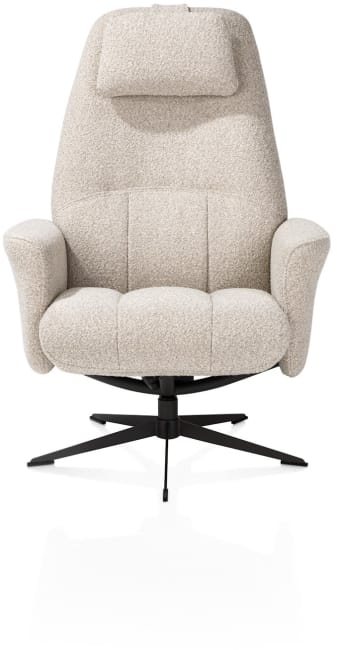 Henders & Hazel - Torino - fauteuil (incl. pouf) - graphite
