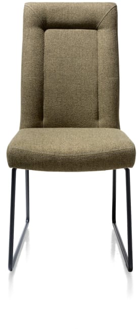 Henders & Hazel - Malene - Moderne - chaise - cadre tube noir - poignee rond