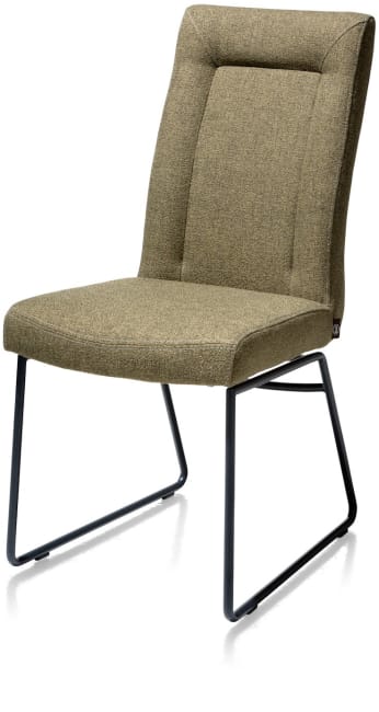 Henders & Hazel - Malene - Moderne - chaise - cadre tube noir - poignee rond