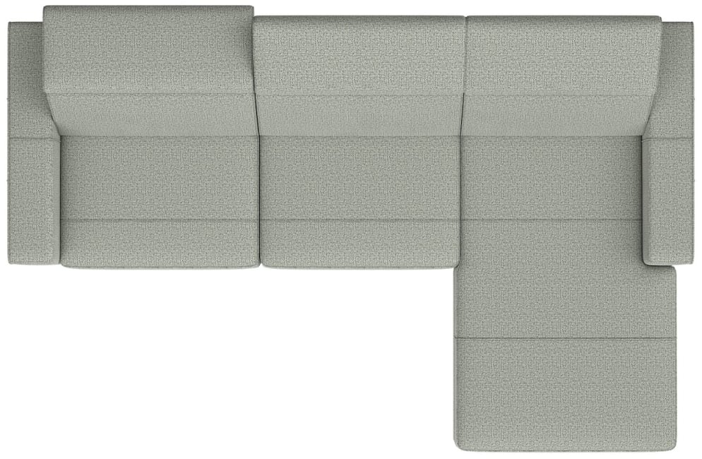 XOOON - Denver - Minimalistisch design - Banken - 3-zits arm links