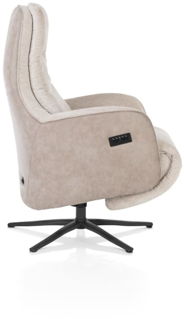 Henders & Hazel - Felino - fauteuil relax-électrique - 2 moteurs - appui-tête réglable manuel - pied graphite