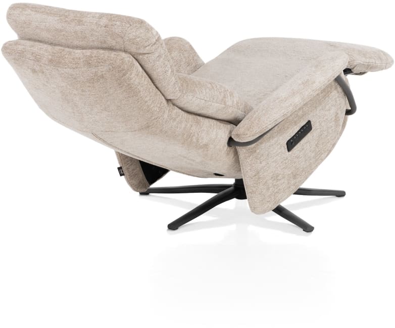 Henders & Hazel - Stelvio - fauteuil relax - électrique + batterie - pied graphite - appui-tête électrique