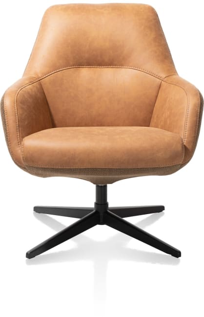 XOOON - Vernon - fauteuil met draaifunctie - lage rug