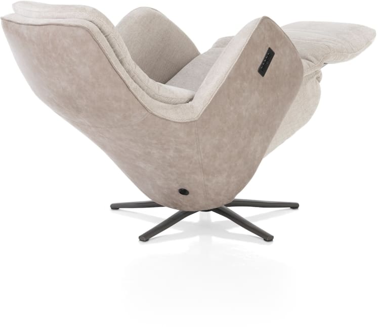 Henders & Hazel - Felino - fauteuil relax-électrique - 2 moteurs - appui-tête réglable manuel - pied graphite