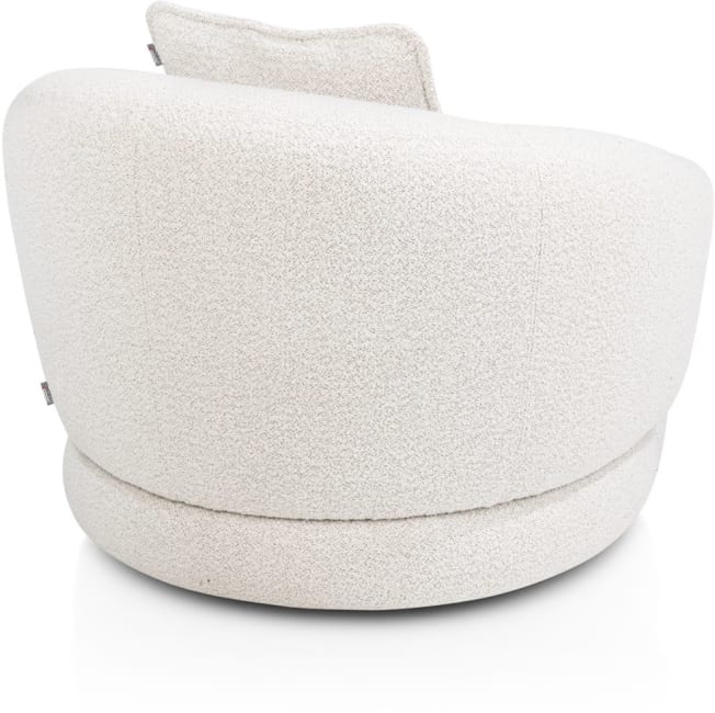 XOOON - Cervos - fauteuil pivotant - rond 100cm incl. 1 coussin 45x45