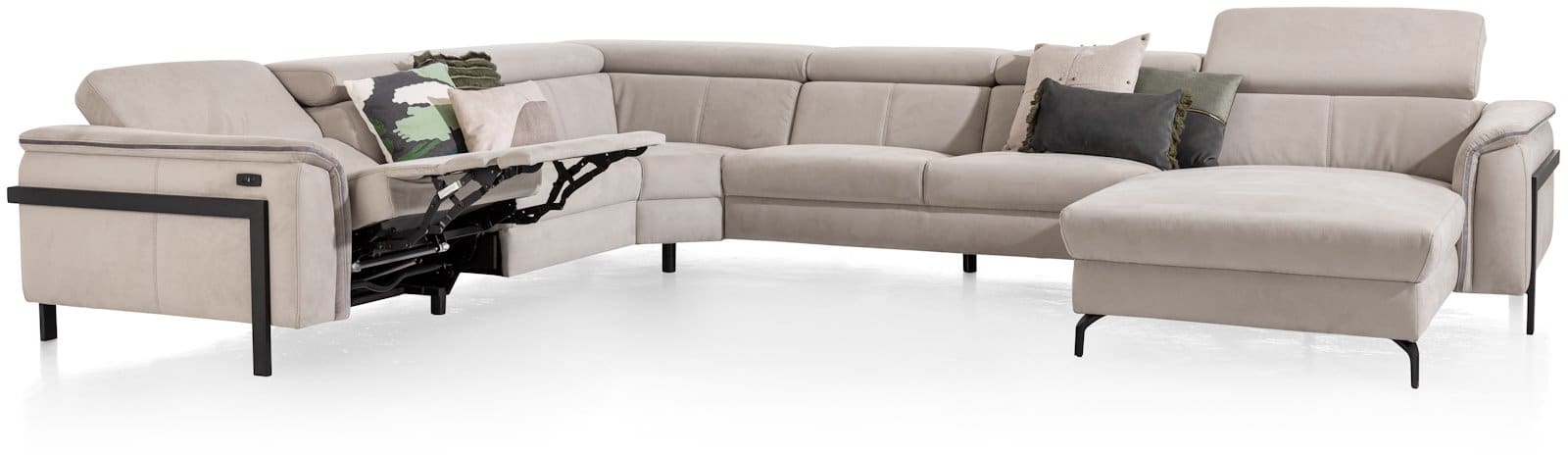 Henders & Hazel - Tycan - Moderne - Canapés - pouf grand - 80 x 60 cm