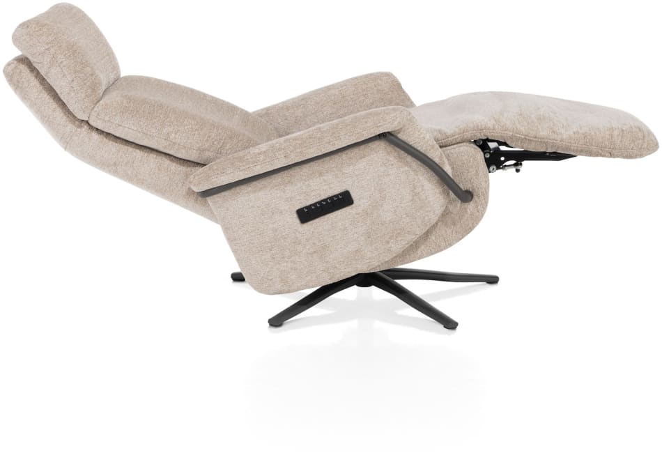 Henders & Hazel - Stelvio - fauteuil relax - électrique + batterie - pied graphite - appui-tête électrique