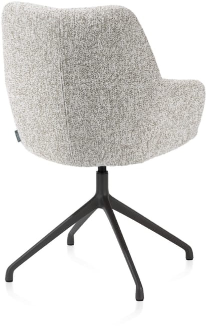 XOOON - Mats - armstoel - aluminium frame 4-poots - draaibaar - selected choices