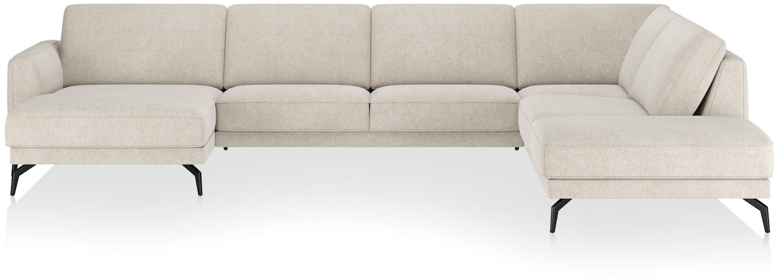 XOOON - Dawson - Banken - Longchair links - 2,5 zits zonder armen - ottomane rechts