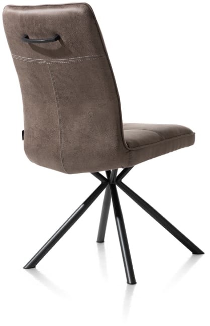 Henders & Hazel - Milva - Industriel - chaise - pieds noir