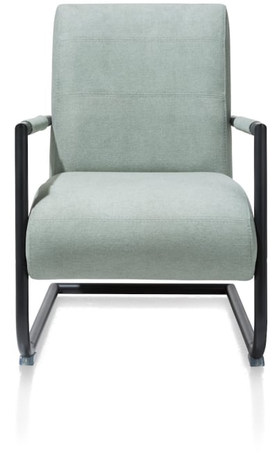 Henders and Hazel - Angelica - Industrieel - bijzetfauteuil + zwart frame (ROB)