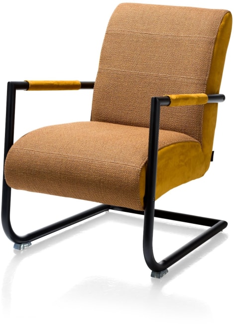 Henders and Hazel - Angelica - Industrieel - bijzetfauteuil + zwart frame (ROB)