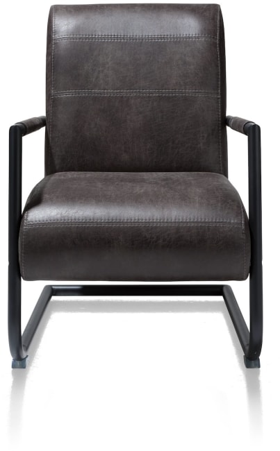 Henders and Hazel - Angelica - Industrieel - bijzetfauteuil + zwart frame (ROB)