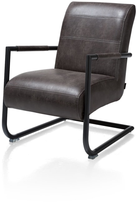 Henders and Hazel - Angelica - Industrieel - bijzetfauteuil + zwart frame (ROB)