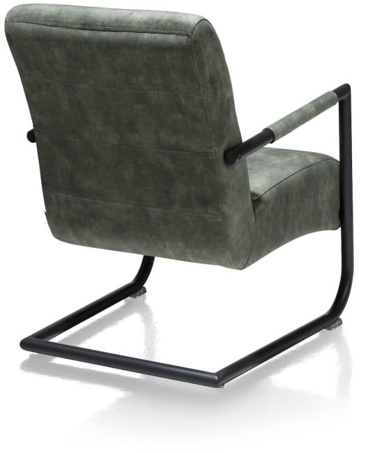 Henders and Hazel - Angelica - Industrieel - bijzetfauteuil + zwart frame (ROB)