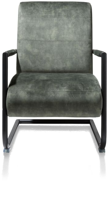Henders and Hazel - Angelica - Industrieel - bijzetfauteuil + zwart frame (ROB)