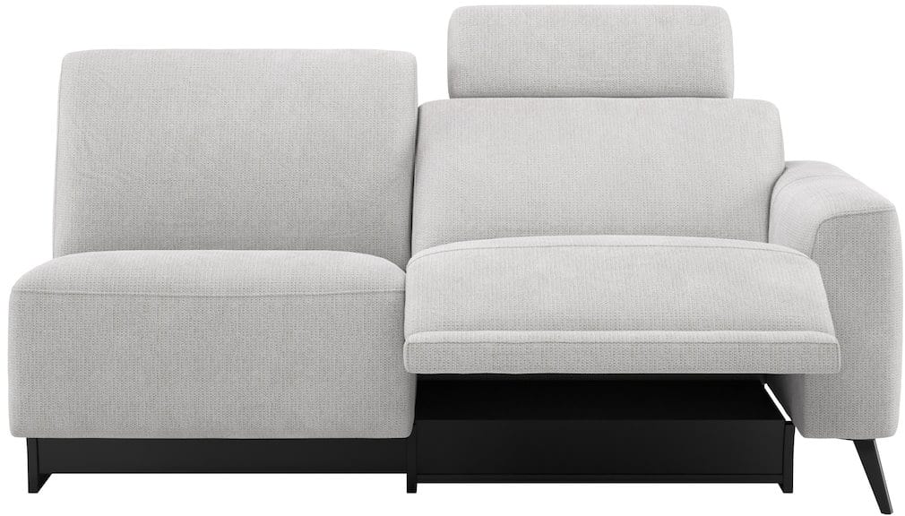 XOOON - Carini - Banken - 2.5-zits arm rechts - electrisch 1 motor + 1 hoofdsteun - bonellvering