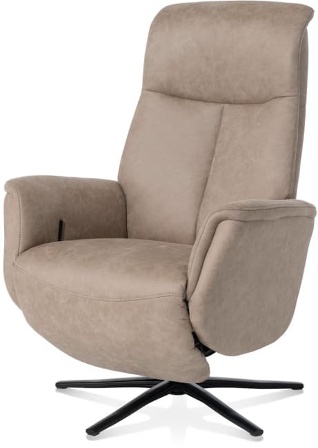 Henders & Hazel - Nocara - fauteuil relax - manuel - pied noir - appui-tête fix