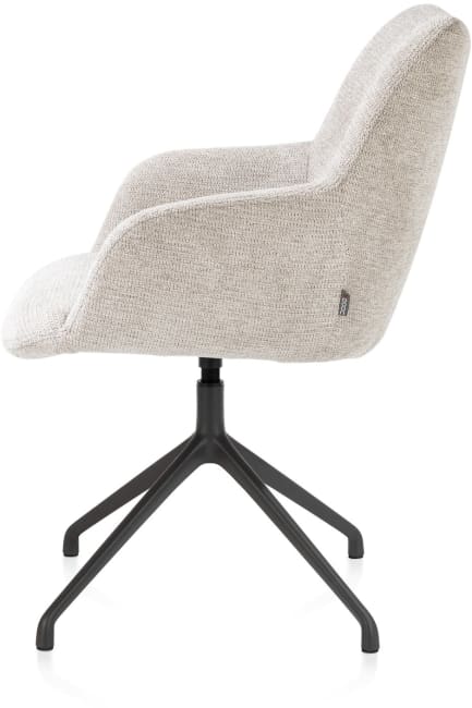 XOOON - Mats - armstoel - aluminium frame 4-poots - draaibaar - selected choices