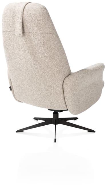 Henders & Hazel - Torino - fauteuil (incl. pouf) - graphite