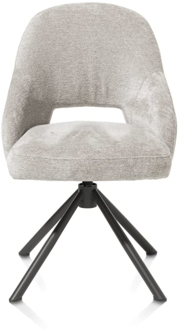 Henders & Hazel - Nikolas - chaise - pied central pivotante