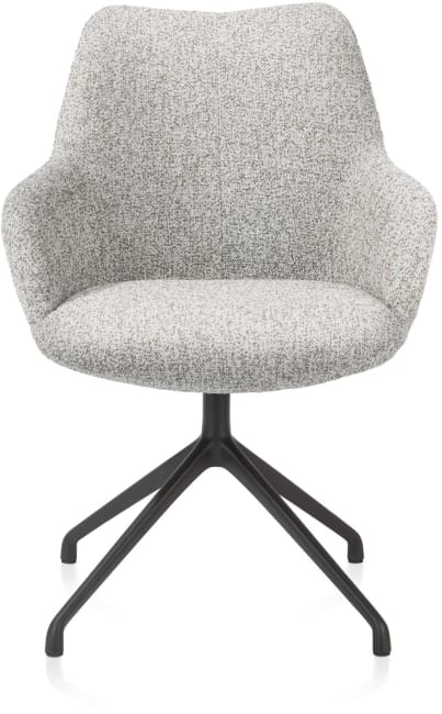 XOOON - Mats - armstoel - aluminium frame 4-poots - draaibaar - selected choices