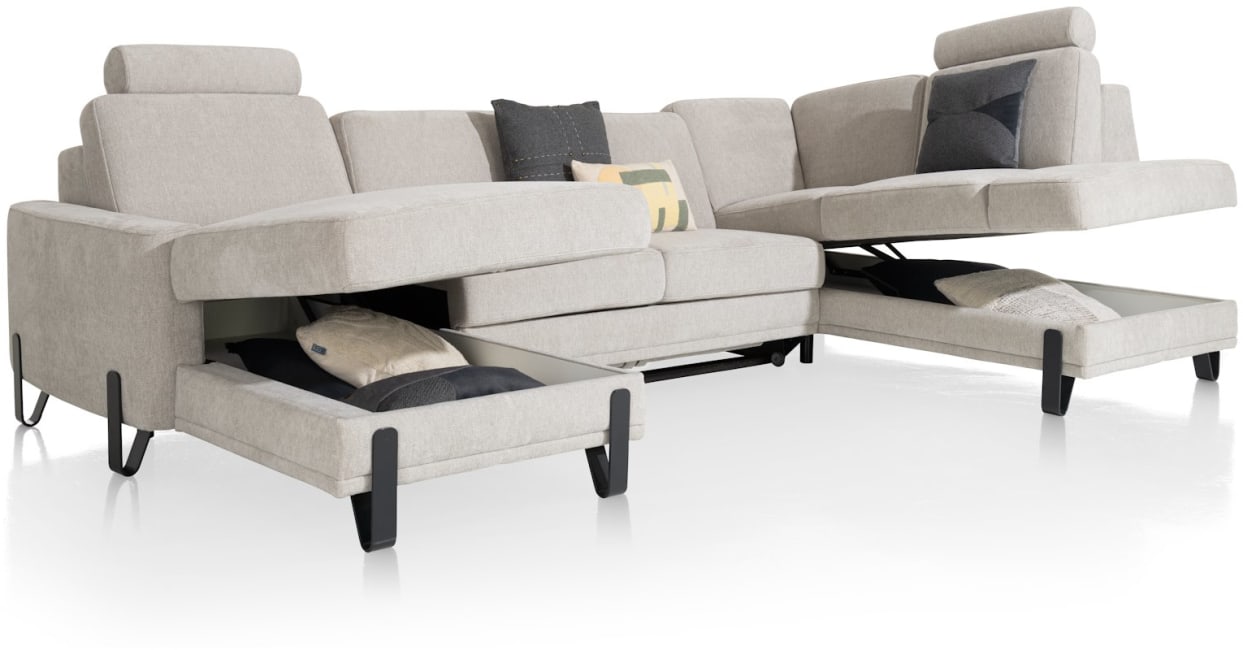 XOOON - Denver - Minimalistisch design - Banken - 2.5-zits zonder armen
