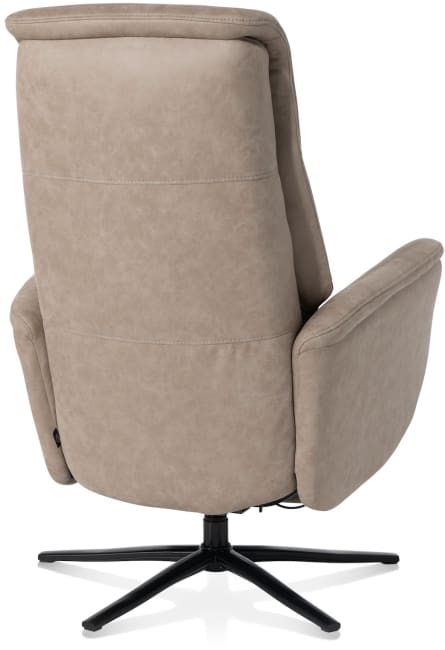 Henders & Hazel - Nocara - fauteuil relax - manuel - pied noir - appui-tête fix