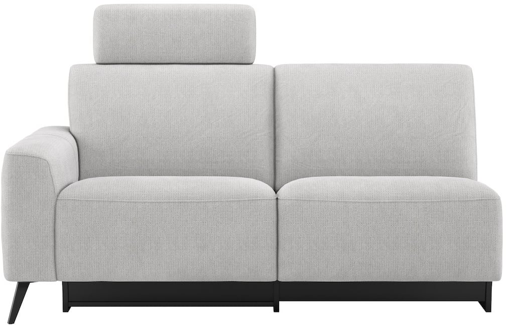 XOOON - Carini - Banken - 2.5-zits arm links - electrisch 1 motor + 1 hoofdsteun - bonellvering
